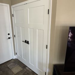 Thompson Garage Doors - New laundry room doors.