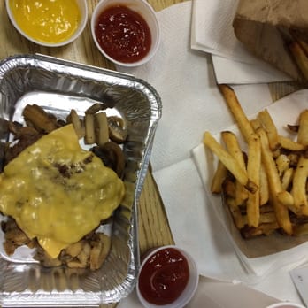 Five Guys - GF hamburger and fries! SO yummy! - Burgers Near Me - Puyallup, Washington