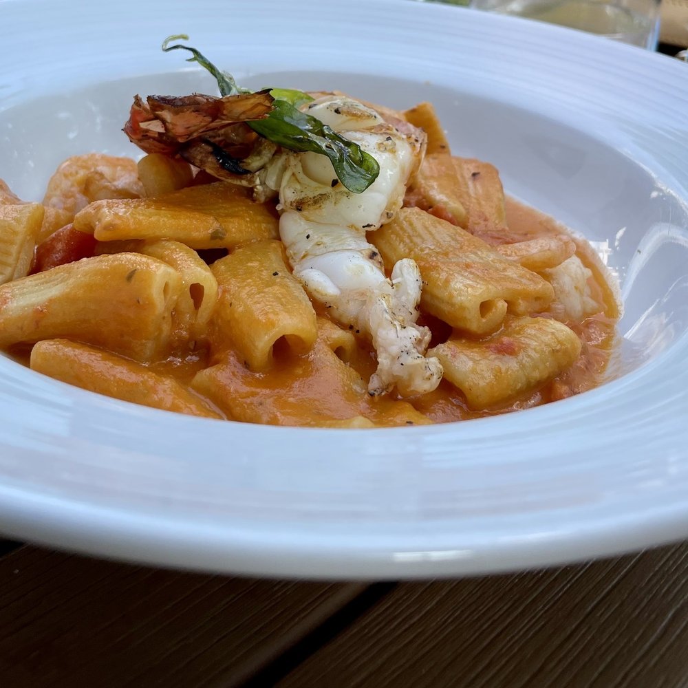 Plate - rigatoni e gamberi - Italian Near Me - Leawood, Kansas Plate - rigatoni e gamberi - Italian Near Me - Leawood, Kansas