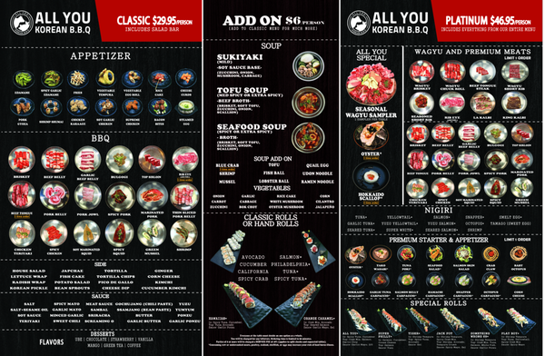 All You Korean BBQ/SUSHI/HOT POT by null