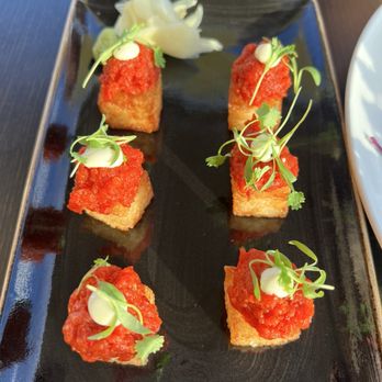 Sukai - Spicy tuna over crispy rice - Teppanyaki Near Me - Friant, California