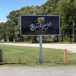 The Backyard Brews & Bites - Signage