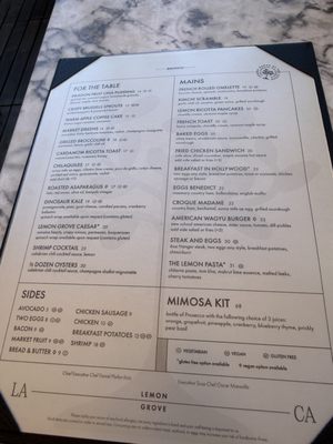 Menu photo 3 Lemon Grove Los Angeles, CA