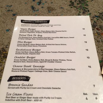 Ithaca Beer Company - Menu - Burgers Near Me - Ithaca, New York Ithaca Beer Company - Menu - Burgers Near Me - Ithaca, New York