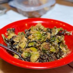 Angry Smokehouse - Creamed brussel sprouts