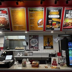 Teriyaki Madness - Menu and counter
