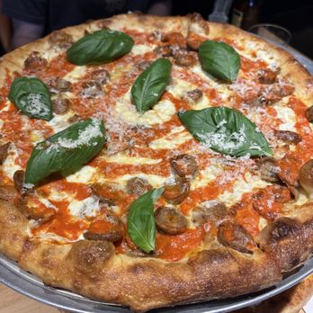 Zazas Pizzeria - VODKA SAUSAGE PIE - Pizza Near Me - Chicago, Illinois Zazas Pizzeria - VODKA SAUSAGE PIE - Pizza Near Me - Chicago, Illinois