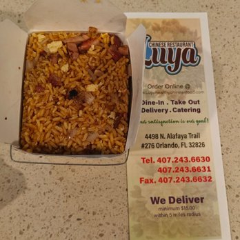 Luya Chinese - Either they don't care or this is their best. - Chinese Near Me - Orlando, Florida
