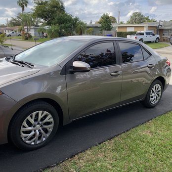 Brian's Window Tinting - Ceramic tint on my 2019 Toyota Corolla LE - Home Window Tinting Near Me - Hollywood, Florida
