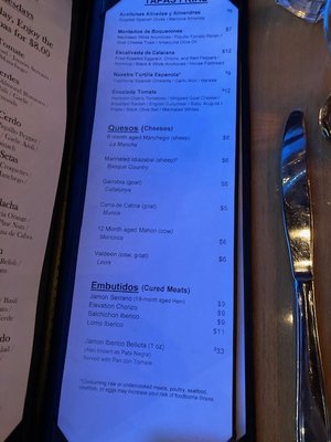 Menu photo 6 The 9th Door Capitol Hill Denver, CO