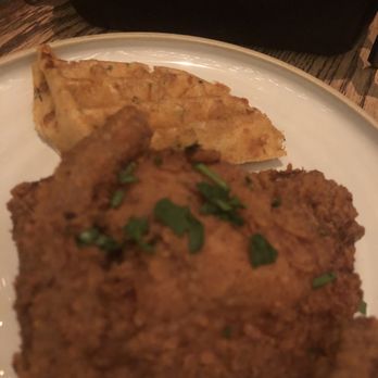 Yardbird - Fried chicken thigh and cheddar waffle - Southern Near Me - Las Vegas, Nevada Yardbird - Fried chicken thigh and cheddar waffle - Southern Near Me - Las Vegas, Nevada