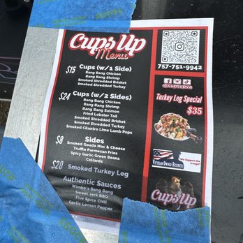 Cups Up - Menu - Food Trucks Near Me - Virginia Beach, Virginia Cups Up - Menu - Food Trucks Near Me - Virginia Beach, Virginia