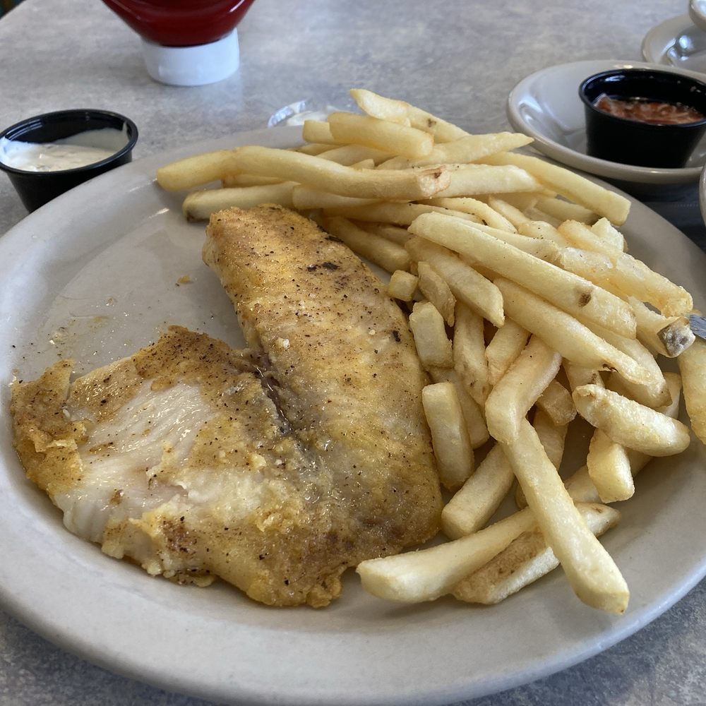 Jim's Restaurants - Senior fish plate. - Diners Near Me - Austin, Texas Jim's Restaurants - Senior fish plate. - Diners Near Me - Austin, Texas