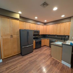 Kitchen before. Kitchen before.