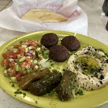 Yasmine's Cafe - Vegetarian Platter #1 - Mediterranean Near Me - Albuquerque, New Mexico
