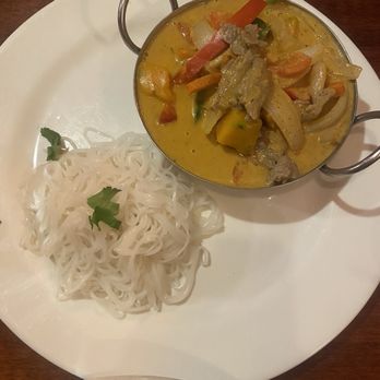Chaba Thai Cuisine - Pumpkin Curry with beef - Thai Near Me - Scarborough, Maine Chaba Thai Cuisine - Pumpkin Curry with beef - Thai Near Me - Scarborough, Maine