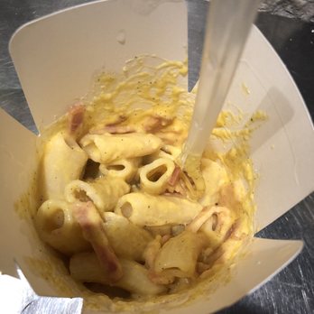 Dal Moro's - Carbonara (after I mixed it together) - Fast Food Near Me - Venezia, VE