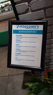 Menu photo 2 Ferrazzani's Pasta & Market Pasadena, CA Menu photo 2 Ferrazzani's Pasta & Market Pasadena, CA