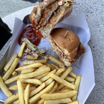 Sal's Burgers - Spicy Fried Chicken Sandwich - Burgers Near Me - San Mateo, California