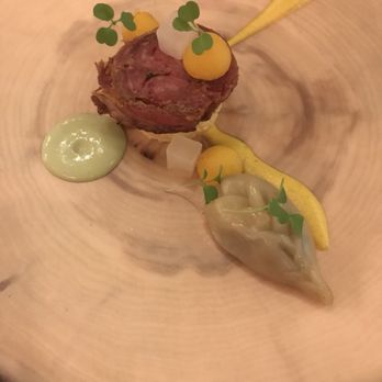 Park Restaurant - Lamb, potato, and a dumpling - Asian Fusion Near Me - Westmount, Quebec Park Restaurant - Lamb, potato, and a dumpling - Asian Fusion Near Me - Westmount, Quebec