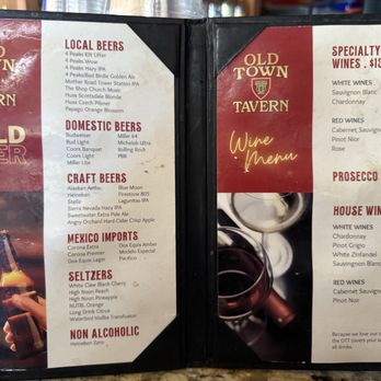 Old Town Tavern - Menu - Bars Near Me - Scottsdale, Arizona