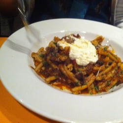 The Foxy Brown - Beef pasta with cheese.