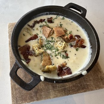 Julep Cast Iron Kitchen + Drink - Corn Chowder - New American Near Me - Brea, California Julep Cast Iron Kitchen + Drink - Corn Chowder - New American Near Me - Brea, California