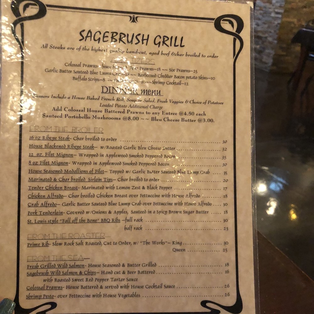 Sagebrush Grill - Seafood Near Me - Richfield, Utah Sagebrush Grill - Seafood Near Me - Richfield, Utah