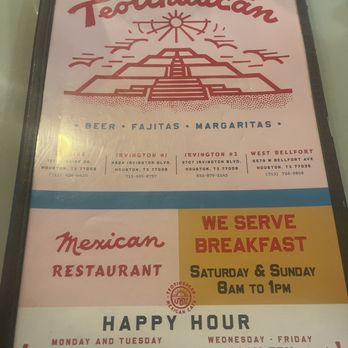 Teotihuacan Mexican Restaurant - Mexican Near Me - Houston, Texas Teotihuacan Mexican Restaurant - Mexican Near Me - Houston, Texas