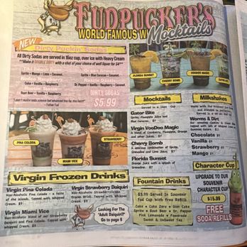 Fudpucker's - Menu - Seafood Near Me - Destin, Florida