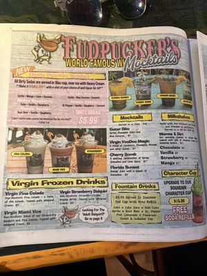 Menu photo 2 Fudpucker's Destin, FL