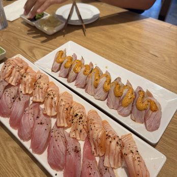 X-Fish - the service here is amazing, the peppered salmon and tuna nigiri were very fresh! - Sushi Bars Near Me - Brea, California X-Fish - the service here is amazing, the peppered salmon and tuna nigiri were very fresh! - Sushi Bars Near Me - Brea, California