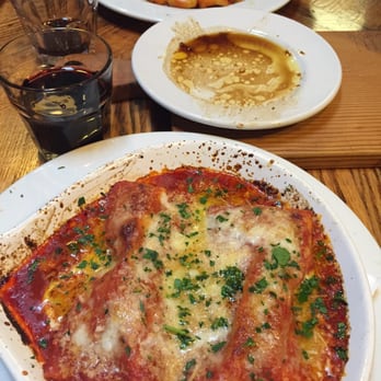 il vecchio - Cannelloni in the front, and the gnocchi in the back. SO amazingly good. - Italian Near Me - Pacific Grove, California