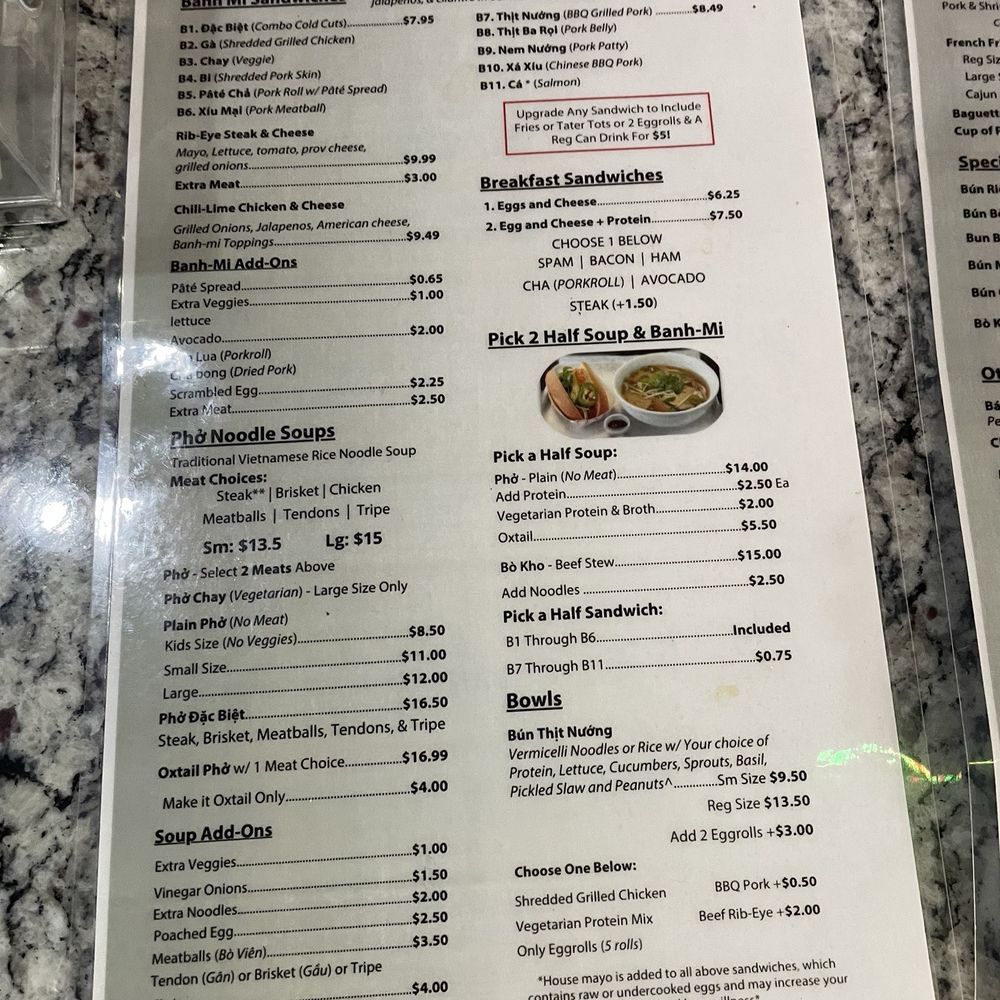 Le Bledo Eatery - Menu - Vietnamese Near Me - Springfield, Virginia