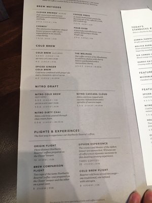Menu photo 8 Starbucks San Francisco, CA Menu photo 8 Starbucks San Francisco, CA