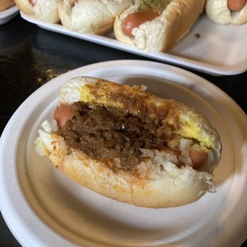 Hot Dog Charlie's - Mini dog on a mini plate. - Hot Dogs Near Me - Rensselaer, New York