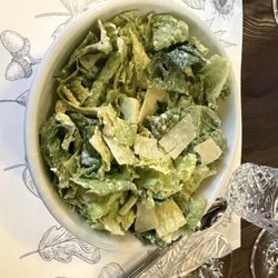 Incredible crisp and perfectly cold cesar salad