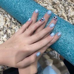 Solar Nail Spa 2 - These are the nails that I had gotten done. And it only took one hour and for only $70 full set of powder, dip, nails very good quality!