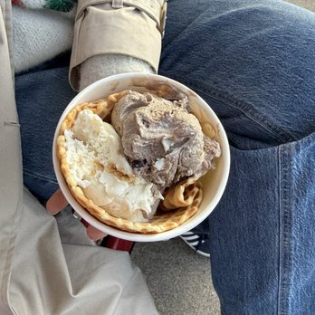 Grand Ole Creamery - Single split in a waffle bowl - Ice Cream & Frozen Yogurt Near Me - St Paul, Minnesota Grand Ole Creamery - Single split in a waffle bowl - Ice Cream & Frozen Yogurt Near Me - St Paul, Minnesota
