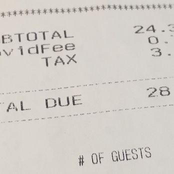 Giordano's - BS Covid fee...I did not see anything indicating this until the bill showed up. - Pizza Near Me - Indianapolis, Indiana