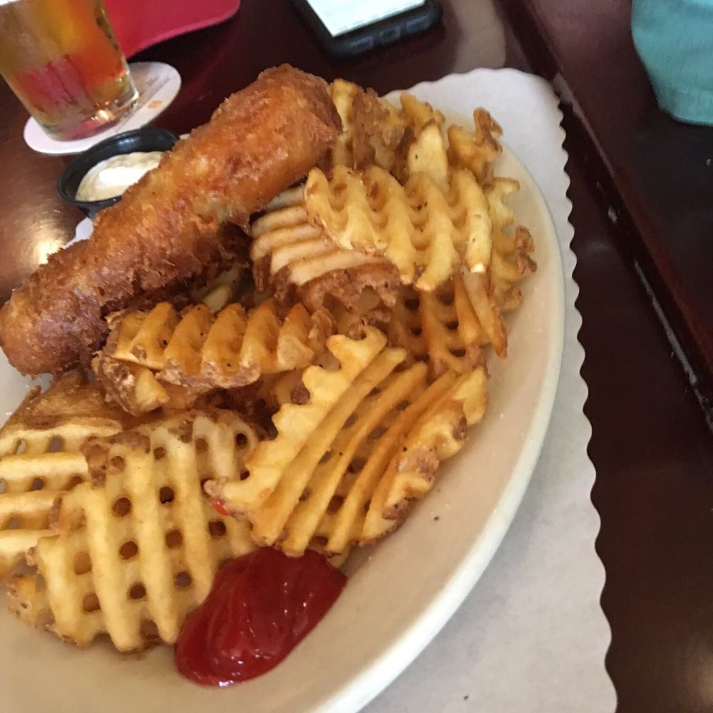 The Blarney Stone Pub - Excellent fish and chips....this was the half order! - Fish & Chips Near Me - Onancock, Virginia The Blarney Stone Pub - Excellent fish and chips....this was the half order! - Fish & Chips Near Me - Onancock, Virginia