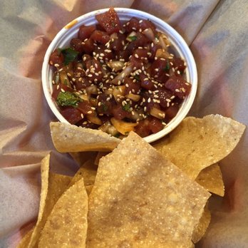 Hook'd Fish Grill - Ahi tuna poke appetizer is delish - Seafood Near Me - Northridge, California Hook'd Fish Grill - Ahi tuna poke appetizer is delish - Seafood Near Me - Northridge, California