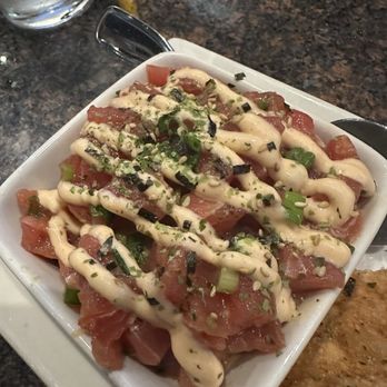 BJ's Restaurant & Brewhouse - Ahi Poke Appetizer - New American Near Me - Roseville, California BJ's Restaurant & Brewhouse - Ahi Poke Appetizer - New American Near Me - Roseville, California