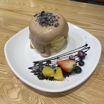 Motto Tea Cafe - Nutellamisu Mousse Souffle Pancake - Bubble Tea Near Me - San Gabriel, California Motto Tea Cafe - Nutellamisu Mousse Souffle Pancake - Bubble Tea Near Me - San Gabriel, California