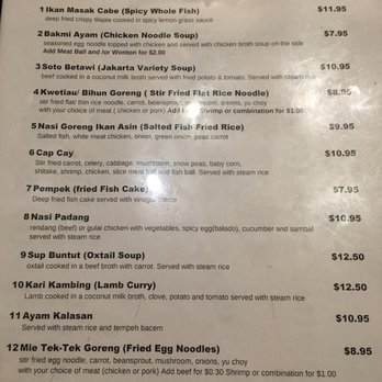 Twin Panda - Indonesian Menu - Indonesian Near Me - Austin, Texas Twin Panda - Indonesian Menu - Indonesian Near Me - Austin, Texas