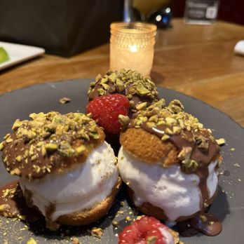 The Dearborn - Profiteroles & Pistachio - New American Near Me - Chicago, Illinois
