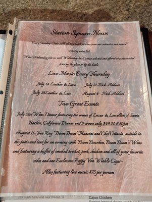 Menu photo 7 Station Square Ristorante Youngstown, OH Menu photo 7 Station Square Ristorante Youngstown, OH