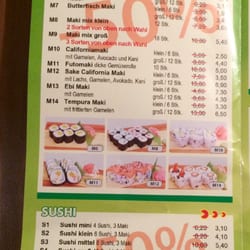 Edo Sushi - Karte, Teil 6