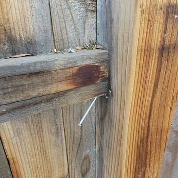 Stark Fence - Incorrect installation - Fences & Gates Near Me - Tucson, Arizona