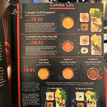Lau By Kolben - Menu - Combo Lau - Vietnamese Near Me - Arlington, Texas Lau By Kolben - Menu - Combo Lau - Vietnamese Near Me - Arlington, Texas